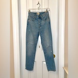 Madewell Perfect Vintage Crop Jean (2020) New with tags- Never worn! Button fly